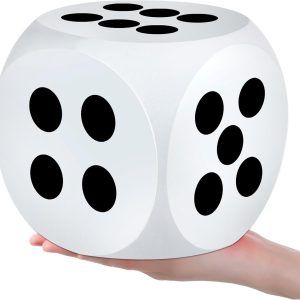 6 inch grote schuimrubberen dobbelstenen,