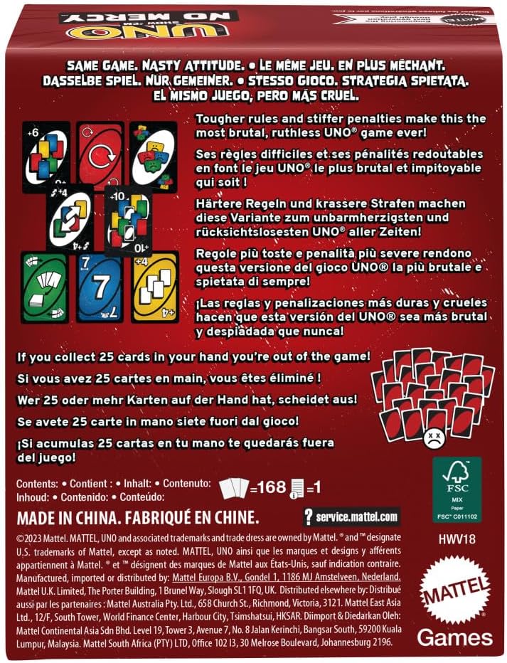 Mattel Games UNO Show ‘em No Mercy-kaartspel - Image 7