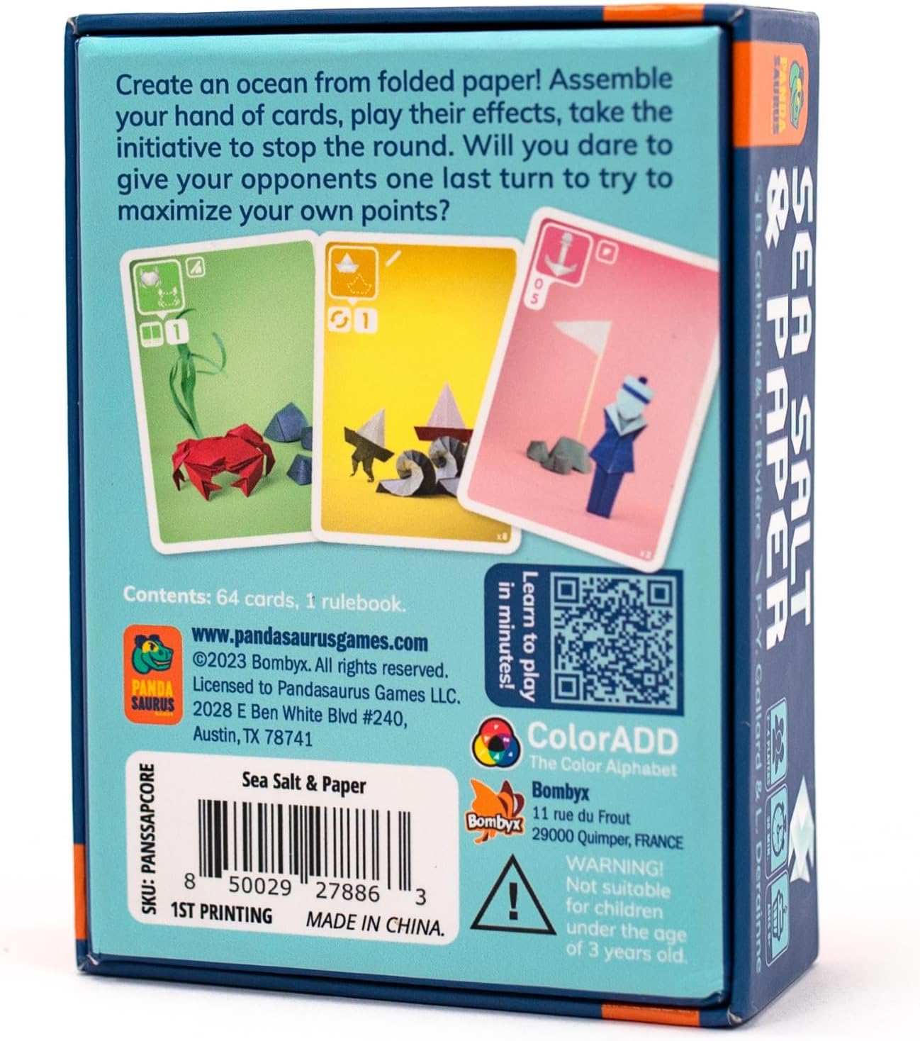 Pandasaurus Games Zeezout en Papier Kaartspel - Image 6