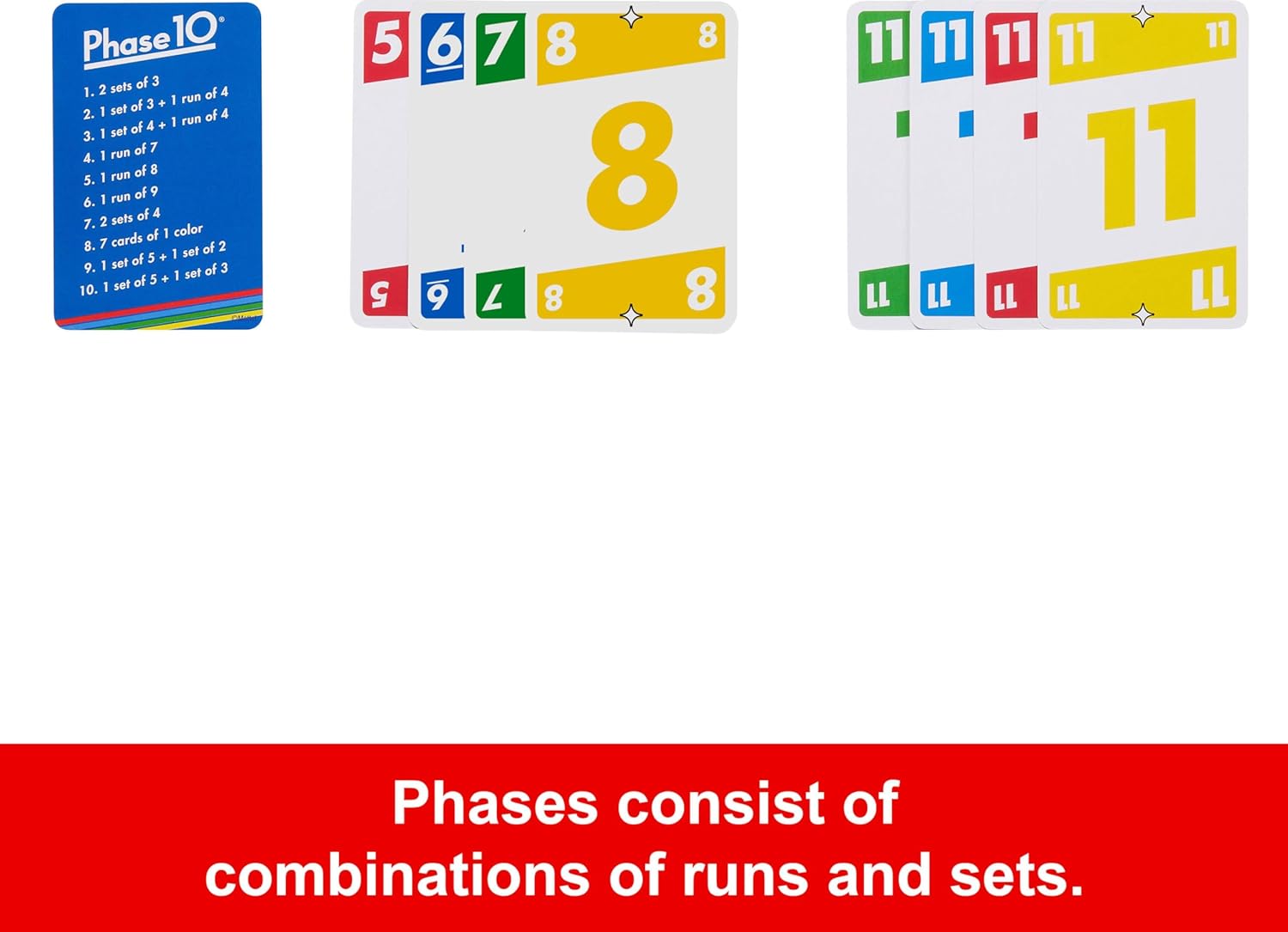 Mattel Games Phase 10-kaart - Image 4