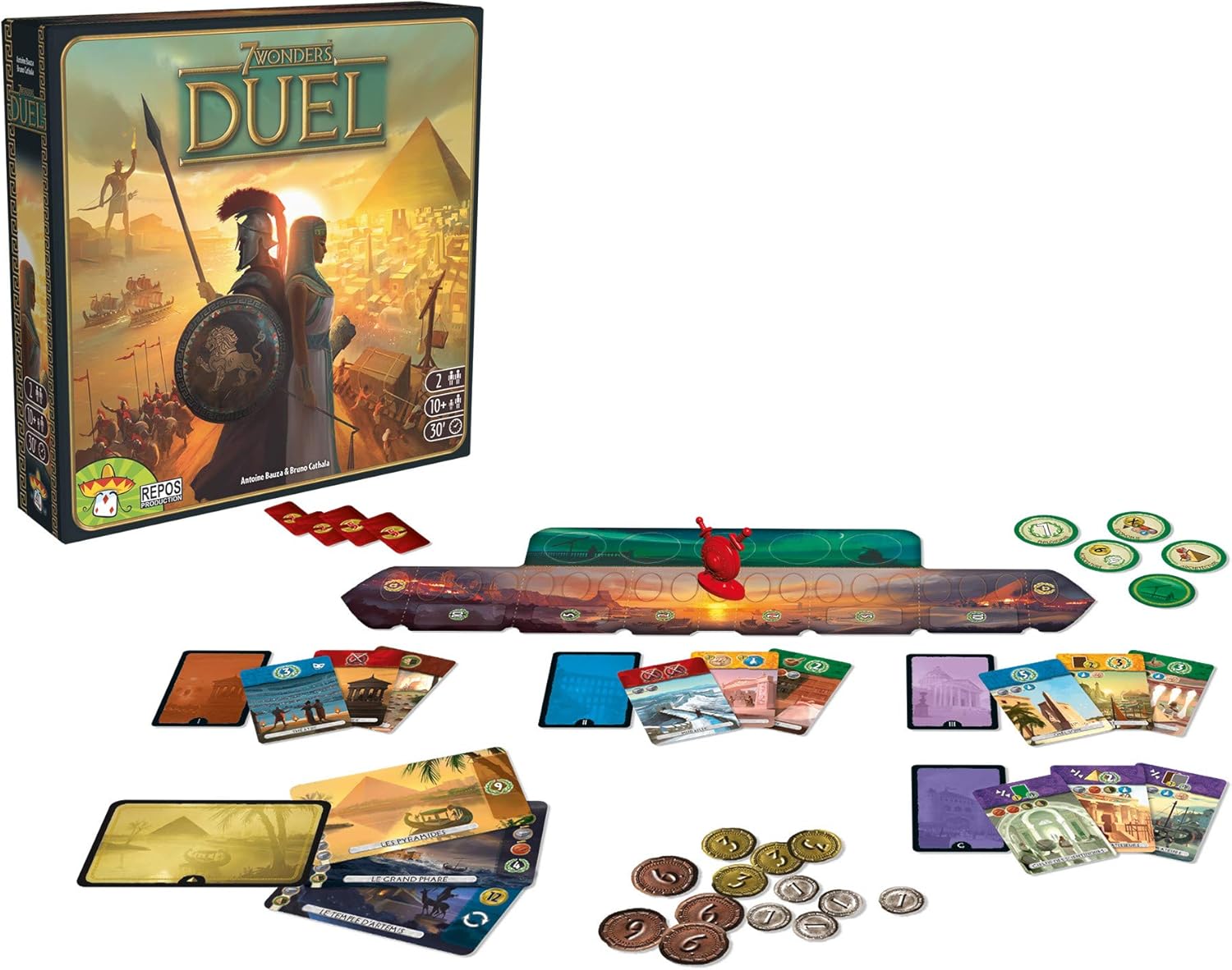 Asmodee 7 Wonders Duel bordspel BASISSPEL - Image 5