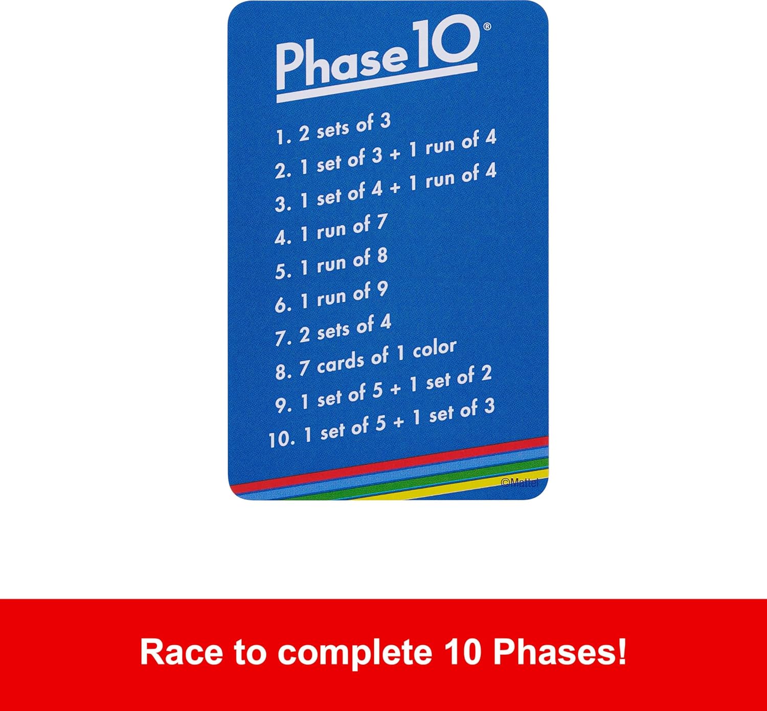 Mattel Games Phase 10-kaart - Image 5