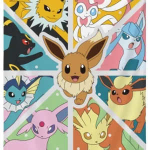 Pokémon wanddecoratie - 125x85 cm digitale print